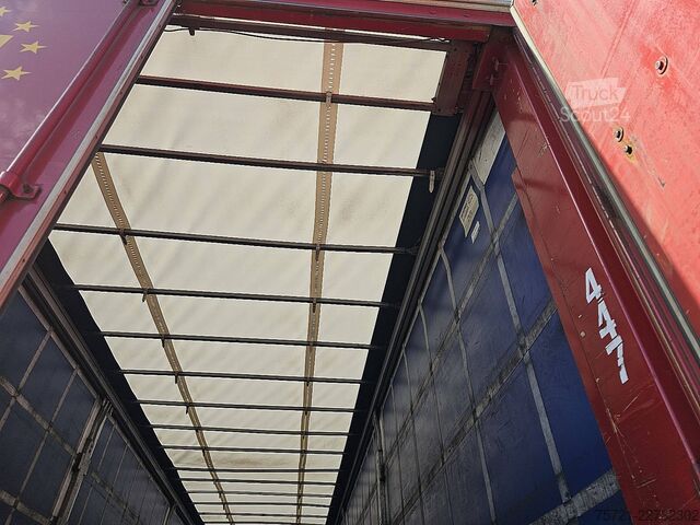 Sliding tarpaulins PACTON TXD339 BPW HARD WOOD FLOOR