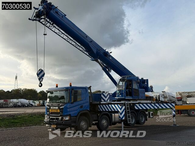 Piattaforma di carico Scania P450 P 8X4 Palfinger/SANY SPC500E Telescopic Cr...
