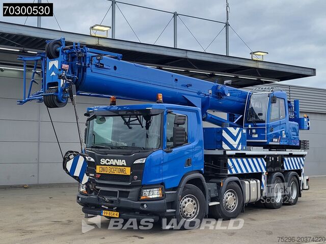 Piattaforma di carico Scania P450 P 8X4 Palfinger/SANY SPC500E Telescopic Cr...