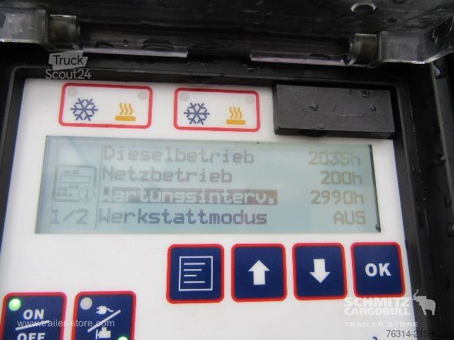 Chladírenský návěs Schmitz Cargobull Tiefkühler Multitemp Trennwand Ladebordwand