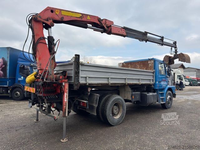 Самосвал SCANIA T112 DREISEITENKIPPER+KRAN PK14500B*1982*
