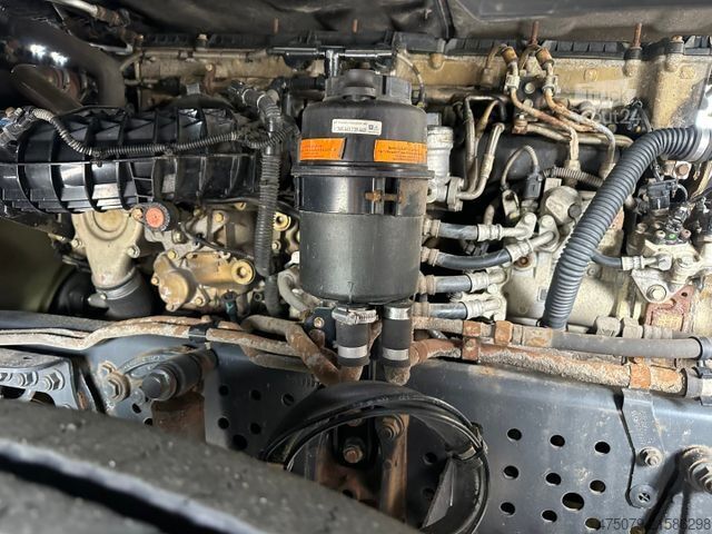 Automobilis ar plakanu platformu MERCEDES-BENZ Actros 2543 / Kran Palfinger PK 33002 + Jib