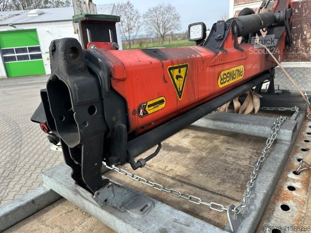 Automobilis ar plakanu platformu MERCEDES-BENZ Actros 2543 / Kran Palfinger PK 33002 + Jib