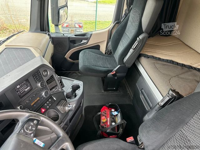 Automobilis ar plakanu platformu MERCEDES-BENZ Actros 2543 / Kran Palfinger PK 33002 + Jib