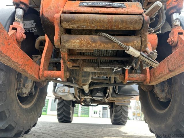 Automobilis ar plakanu platformu UNIMOG U 427 4x4 / Kran Atlas 130 / Winde