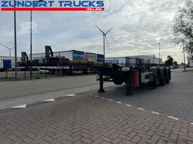 Konténerszállítás Kässbohrer 3 AS CONTAINERCHASSIS, MULTI FUNCTIONAL ALL CON...