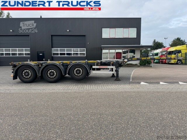 Konténerszállítás Kässbohrer 3 AS CONTAINERCHASSIS, MULTI FUNCTIONAL ALL CON...