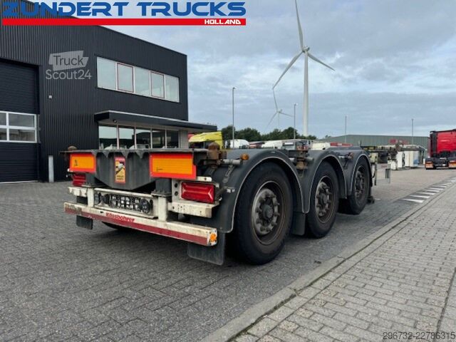 Konténerszállítás Kässbohrer 3 AS CONTAINERCHASSIS, MULTI FUNCTIONAL ALL CON...