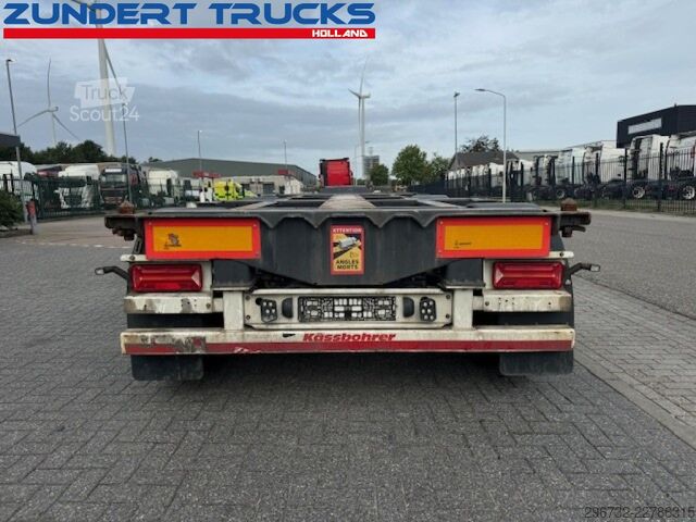 Konténerszállítás Kässbohrer 3 AS CONTAINERCHASSIS, MULTI FUNCTIONAL ALL CON...