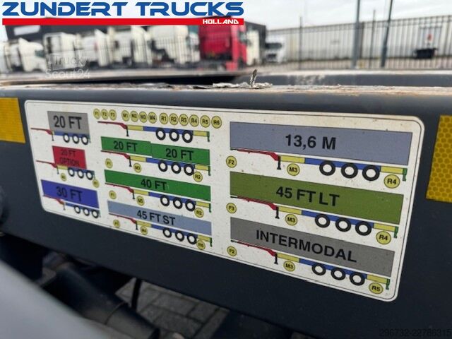 Konténerszállítás Kässbohrer 3 AS CONTAINERCHASSIS, MULTI FUNCTIONAL ALL CON...