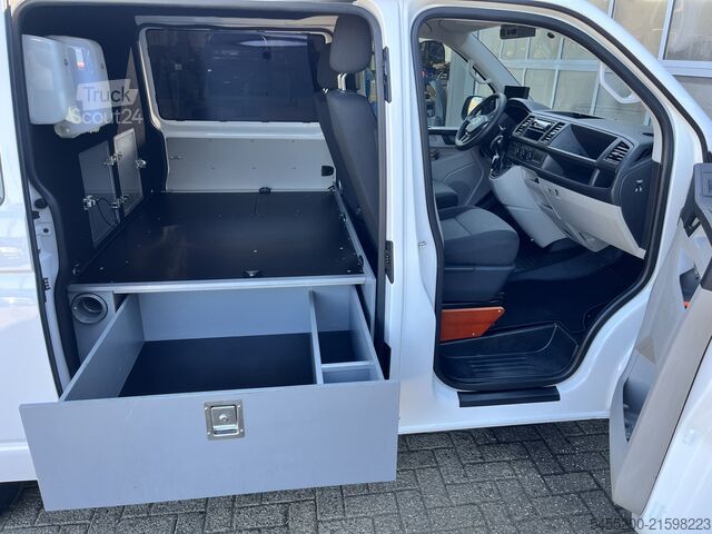 High-roof van Volkswagen Transporter 2.0 TDI L1H1 DSG 2x Schuifdeur Hond...