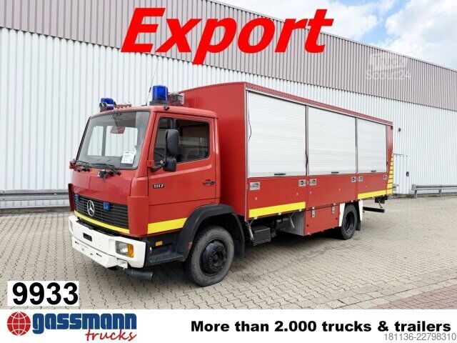 Камион с платформа Mercedes-Benz LK 1117 4x2, 2x AHK, Export Gerätewagen,