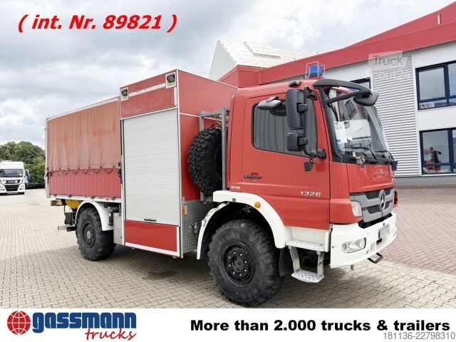 Камион с платформа Mercedes-Benz LK 1117 4x2, 2x AHK, Export Gerätewagen,
