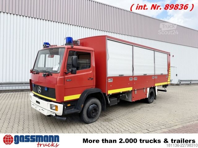 Камион с платформа Mercedes-Benz LK 1117 4x2, 2x AHK, Export Gerätewagen,