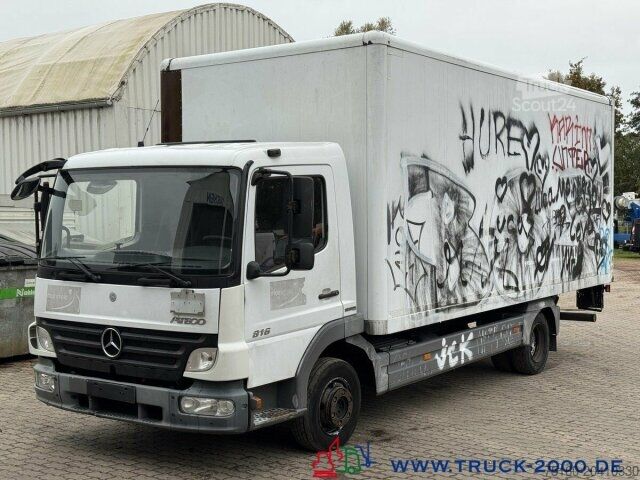 Boxvogn Mercedes-Benz Atego 816 Ladebordwand 1.000Kg 3 Sitzer