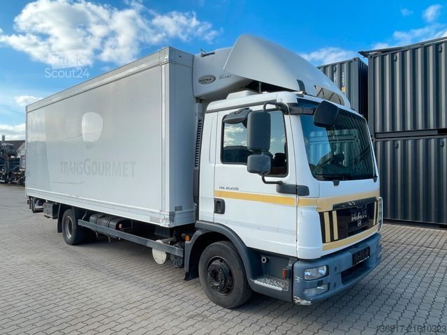 Refrigerated truck MAN TGL 12.200 4x2BL Kühlkoffer Carrier 3Kammer LBW