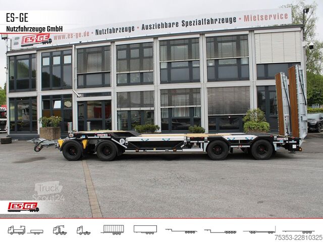 Lavtlaster tilhenger SCHWARZMÜLLER Tiefladeanhänger mit 2tlg. Stahl-Rampen