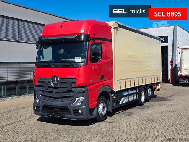 Φορτηγό πλατφόρμα με μουσαμά MERCEDES-BENZ Actros 2545 | 6D | Xenon | Ldbw | Retarder