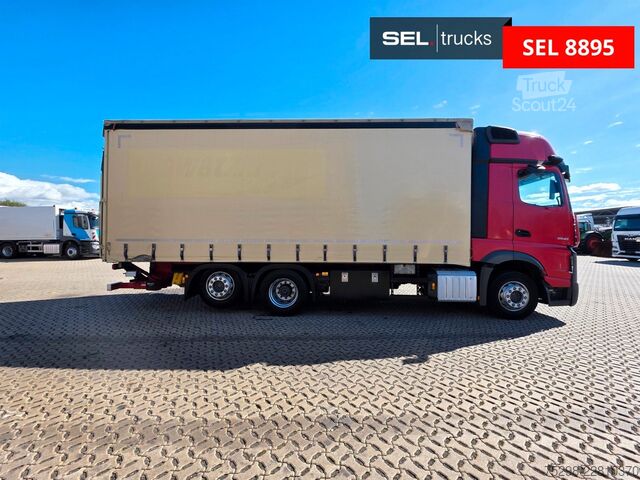 Φορτηγό πλατφόρμα με μουσαμά MERCEDES-BENZ Actros 2545 | 6D | Xenon | Ldbw | Retarder
