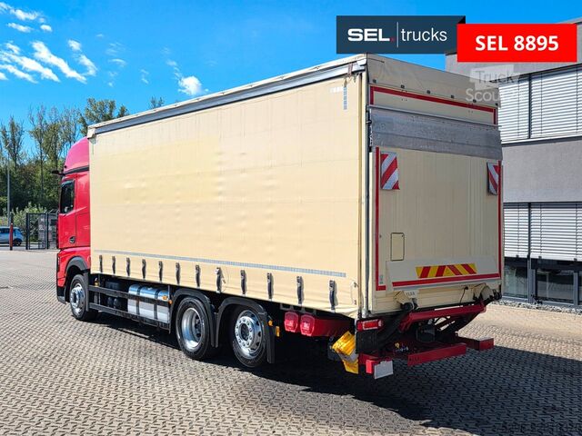 Φορτηγό πλατφόρμα με μουσαμά MERCEDES-BENZ Actros 2545 | 6D | Xenon | Ldbw | Retarder