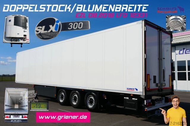 Reefer semitrailer SCHMITZ CARGOBULL SKO 24/TK SLXi300/DOPPELSTOCK /BLUMEN / BPW
