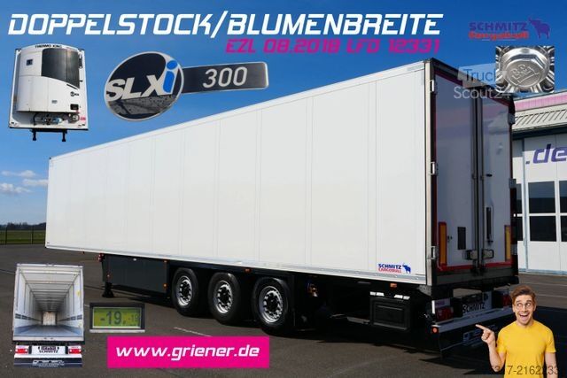 Reefer semitrailer SCHMITZ CARGOBULL SKO 24/TK SLXi300/DOPPELSTOCK /BLUMEN / BPW