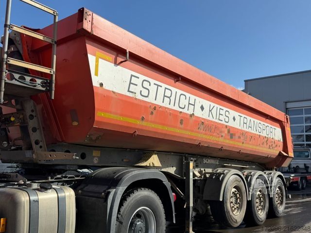 Tipper semitrailer SCHMITZ CARGOBULL SKi 24 SL 7.2 SGF*S3 Stahl - Liftachse - Plane