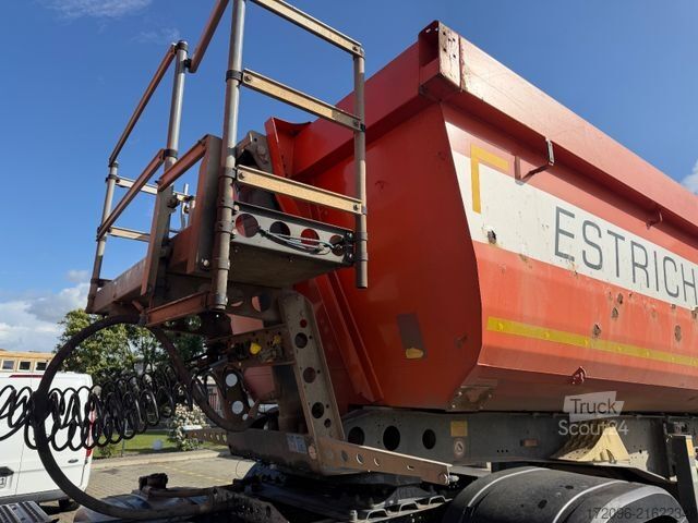 Tipper semitrailer SCHMITZ CARGOBULL SKi 24 SL 7.2 SGF*S3 Stahl - Liftachse - Plane