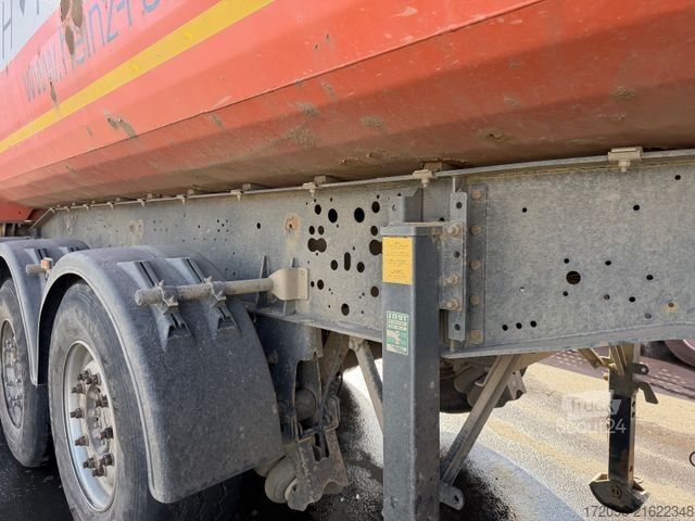 Tipper semitrailer SCHMITZ CARGOBULL SKi 24 SL 7.2 SGF*S3 Stahl - Liftachse - Plane