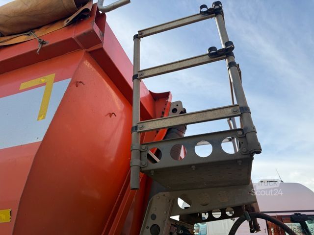 Tipper semitrailer SCHMITZ CARGOBULL SKi 24 SL 7.2 SGF*S3 Stahl - Liftachse - Plane