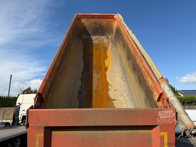 Tipper semitrailer SCHMITZ CARGOBULL SKi 24 SL 7.2 SGF*S3 Stahl - Liftachse - Plane
