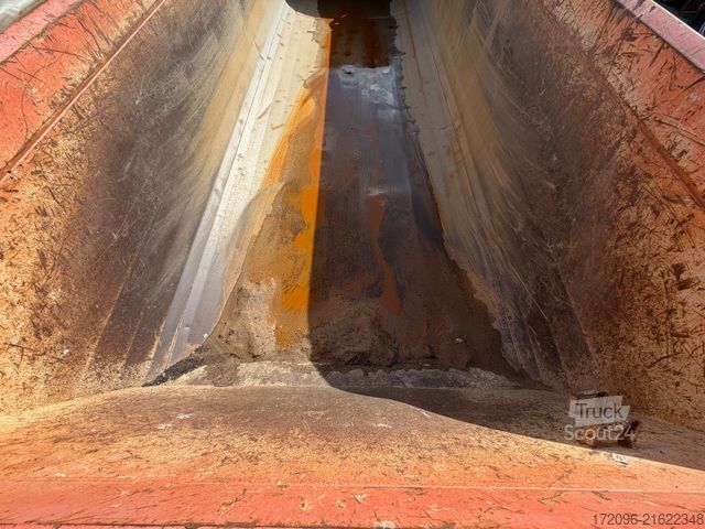 Tipper semitrailer SCHMITZ CARGOBULL SKi 24 SL 7.2 SGF*S3 Stahl - Liftachse - Plane