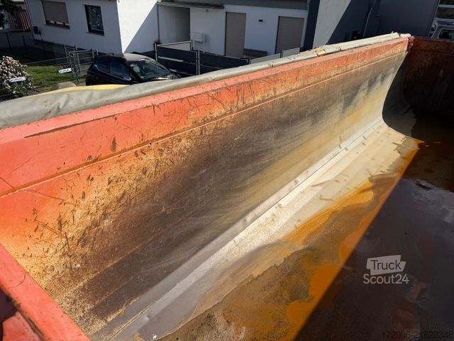 Tipper semitrailer SCHMITZ CARGOBULL SKi 24 SL 7.2 SGF*S3 Stahl - Liftachse - Plane