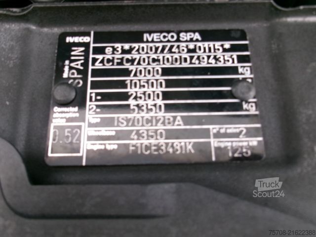 Koelwagen met geïsoleerde laadbak IVECO 70 C 17 Daily*Tiefkühl*2Verdampfer*LBW*Seitentür