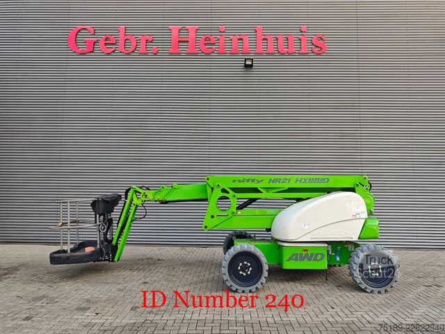 Teleskopiskā darba platforma Niftylift HR 21 Hybrid AWD