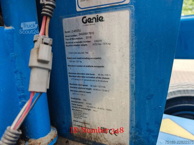 Gelenkteleskoparbeitsbühne Genie Z45/25J Bi-Energy Diesel + Electric!