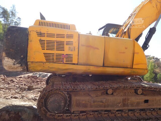 Kettenbagger mit MS 25 + Tieflöffel JCB JS 370 NLC  6 Zyl. ISUZU Mot.