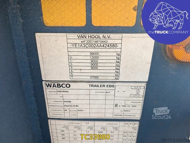 Транспорт на контейнери Vanhool 30. ADR