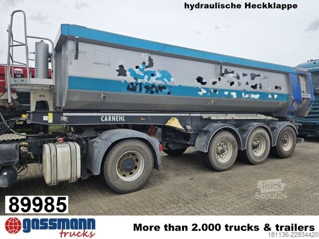 Kipper Auflieger Carnehl CHKS/HH, Stahlmulde ca. 26m³ mit hydr. Heckklapp,