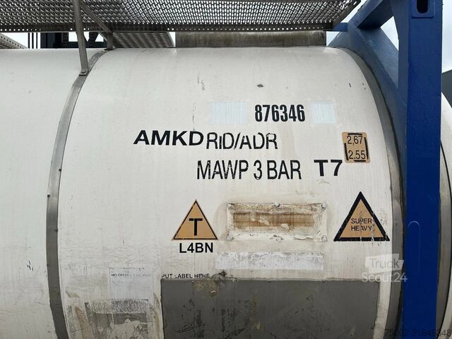 Tankcontainer Welfit Oddy 20FT SWAPBODY 31.050L /  T7 / L4BN / AMKD / 5Y ...