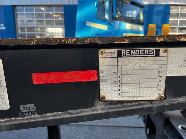 Transport af containere Renders F08FJ3HWSA Euro 800 3DFCST / Container Chassis ...