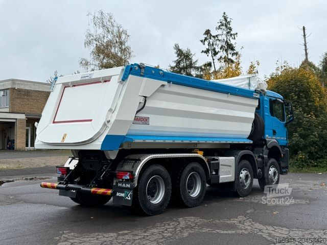 Kipper LKW MAN TGS 41.480 BB 8X4 Hydraulische Klappe Plane