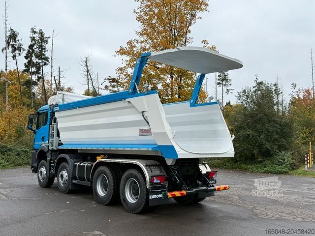 Kipper LKW MAN TGS 41.480 BB 8X4 Hydraulische Klappe Plane