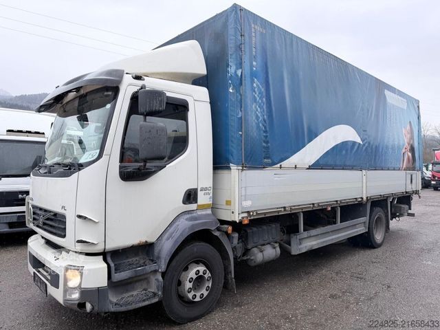 Platós teherautó ponyvával VOLVO FL 260 PRITSCHE PLANE+LBW*2012*EURO5*05/26*