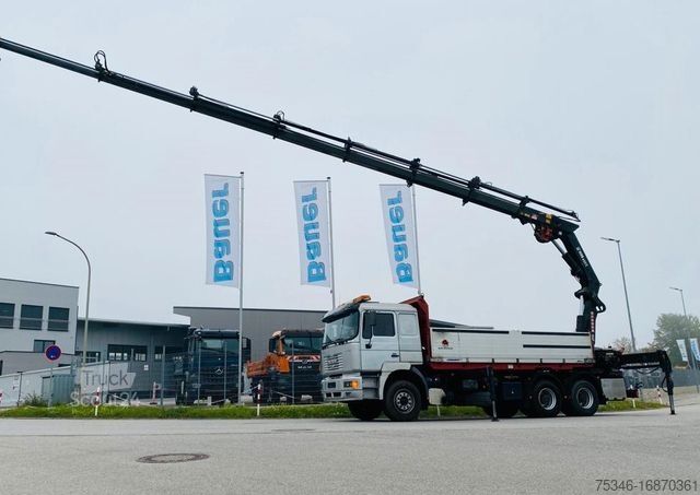 Tovornjak prekucnik MAN 33.464 Kipper 6x4 / Kran Hiab 400 E7/ Funk/Winde
