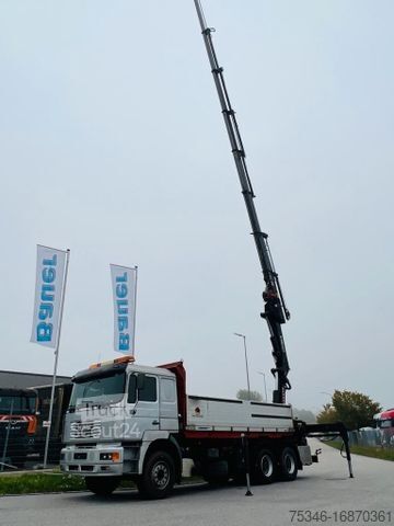 Tovornjak prekucnik MAN 33.464 Kipper 6x4 / Kran Hiab 400 E7/ Funk/Winde