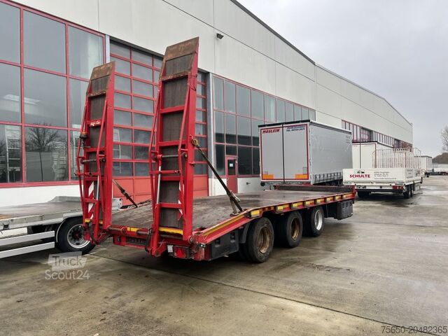 Low loader trailer 3 Achs Tridemtieflader- Anhänger