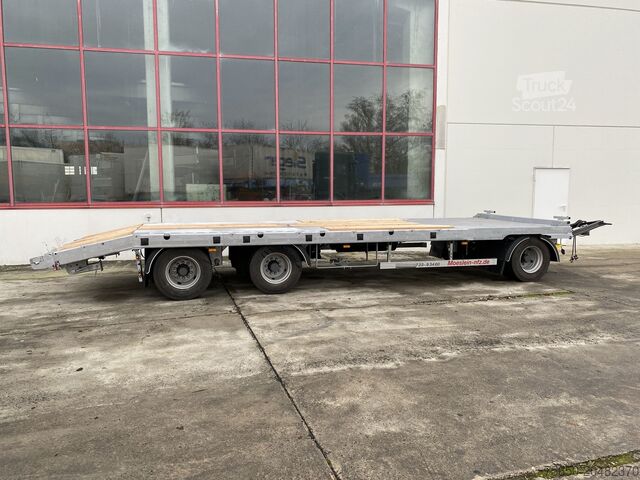 Dieplader oplegger Möslein T 3-P9,2 OR 3 Achs Tieflader gerader Ladefläche 9 m, Neufahrzeug