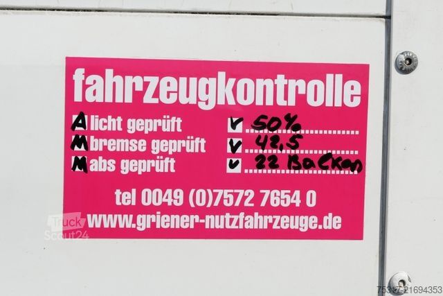 Furgonska polprikolica SCHMITZ CARGOBULL SKO 24/ DOPPELSTOCK / ZURRLEISTE / LASI 12642 XL