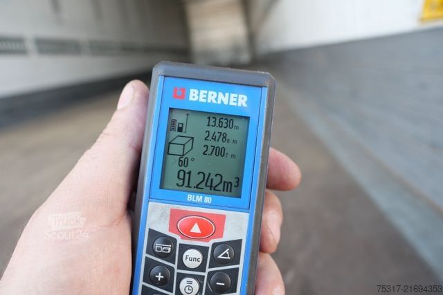 Furgonska polprikolica SCHMITZ CARGOBULL SKO 24/ DOPPELSTOCK / ZURRLEISTE / LASI 12642 XL